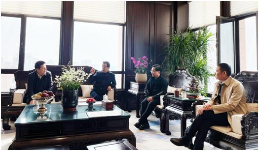 呂繩振、李磊一行蒞臨我司視察調(diào)研